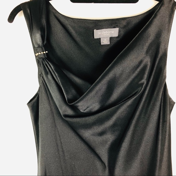 Liz Claiborne’s Black Evening Dress size 10 - Picture 8 of 8